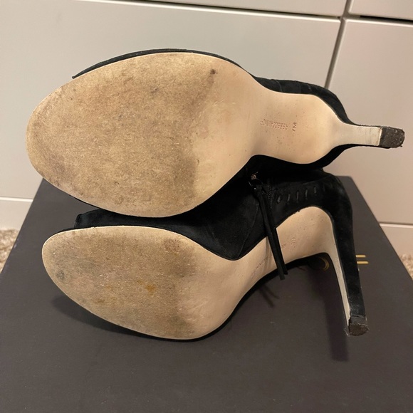 Rebecca Minkoff - Open toe ankle boots in suede! - Picture 5 of 6